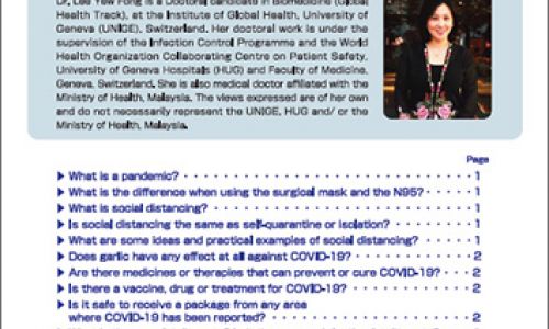 Frequently Asked Questions and Myth Busters on COVID-19